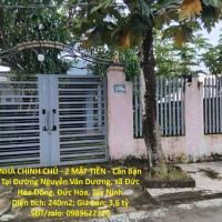 NHÀ CHÍNH CHỦ - 2 MẶT TIỀN - Cần Bán Tại Đường Nguyễn Văn Dương, xã Đức Hòa Đông, Đức Hòa, Tây Ninh