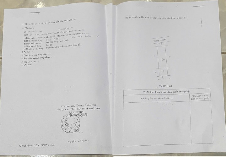 NHÀ CHÍNH CHỦ - 2 MẶT TIỀN - Cần Bán Tại Đường Nguyễn Văn Dương, xã Đức Hòa Đông, Đức Hòa, Tây Ninh