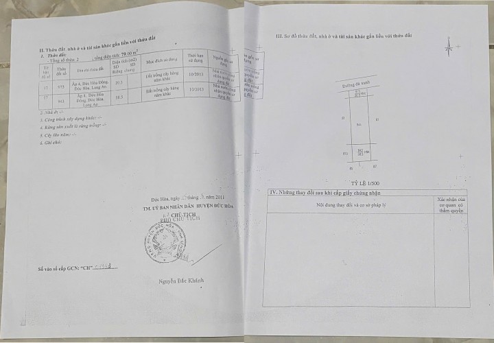 NHÀ CHÍNH CHỦ - 2 MẶT TIỀN - Cần Bán Tại Đường Nguyễn Văn Dương, xã Đức Hòa Đông, Đức Hòa, Tây Ninh