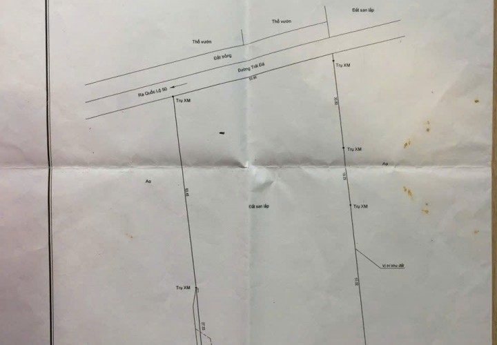 CHÍNH CHỦ CẦN BÁN LÔ ĐẤT Mặt Tiền Đường Ông Niệm 1, Xã Phong Phú, Bình Chánh, Hồ Chí Minh