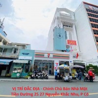 VỊ TRÍ ĐẮC ĐỊA - Chính Chủ Bán Nhà Mặt Tiền Đường 25 27 Nguyễn Khắc Nhu, P Cô Giang, Quận 1, HCM