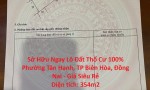 Sở Hữu Ngay Lô Đất Thổ Cư 100% Phường Tân Hạnh, TP Biên Hòa, Đồng Nai - Giá Siêu Rẻ
