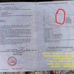 ĐẤT ĐẸP – GIÁ ĐẦU TƯ  -CẦN BÁN LÔ ĐẤT VỊ TRÍ ĐẸP TẠI Đường Liên Ấp 2-3, Đa Phước, Bình Chánh, TP.HCM