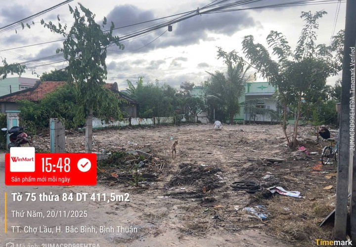 ĐẤT ĐẸP - GIÁ TỐT -  Bán Đất Vị Trí Đắc Địa Thị Trấn Chợ Lầu, Bắc Bình, Bình Thuận