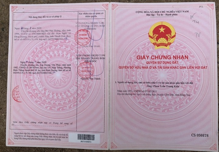 CHÍNH CHỦ CẦN BÁN Lô Đất Full Thổ Cư Tại Xã Hố Nai 3, Huyện Trảng Bom, Tỉnh Đồng Nai.