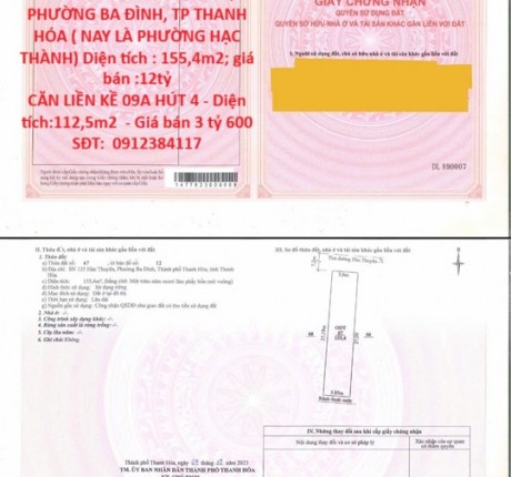 NHÀ ĐẸP - GIÁ TỐT - CẦN BÁN 2 CĂN NHÀ VỊ TRÍ ĐẮC ĐỊA Tại TP.Thanh Hoá Và TP.Sầm Sơn