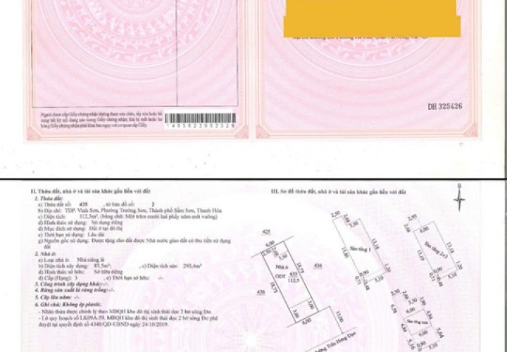 NHÀ ĐẸP - GIÁ TỐT - CẦN BÁN 2 CĂN NHÀ VỊ TRÍ ĐẮC ĐỊA Tại TP.Thanh Hoá Và TP.Sầm Sơn