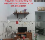 NHÀ ĐẸP - GIÁ TỐT - Cần Bán Nhanh Căn Nhà Khu phố 1, p Tân Hiệp, Biên Hoà (cũ), Đồng Nai