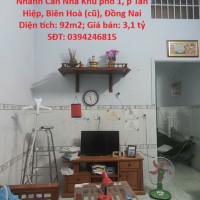 NHÀ ĐẸP - GIÁ TỐT - Cần Bán Nhanh Căn Nhà Khu phố 1, p Tân Hiệp, Biên Hoà (cũ), Đồng Nai