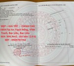 ĐẤT ĐẸP – GIÁ TỐT  – CHÍNH CHỦ CẦN BÁN Tại An Trạch Đông, Vĩnh Trạch, Bạc Liêu, Bạc Liêu