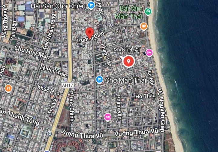 ĐẤT ĐẸP – GIÁ TỐT –  CẦN BÁN ĐẤT Đường Trương Định, Phường Mân Thái, Quận Sơn Trà, Đà Nẵng