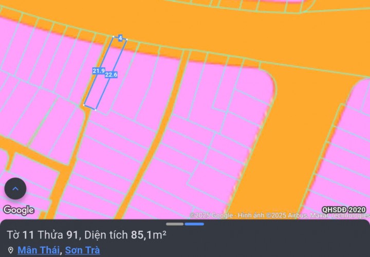 ĐẤT ĐẸP – GIÁ TỐT –  CẦN BÁN ĐẤT Đường Trương Định, Phường Mân Thái, Quận Sơn Trà, Đà Nẵng