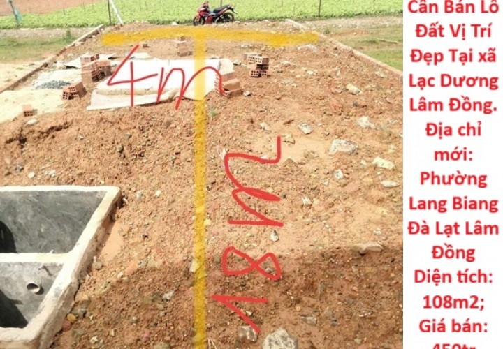 Đất Đẹp - Giá Tốt - Chính Chủ Cần Bán Lô Đất Vị Trí Đẹp Tại xã Lạc Dương Lâm Đồng