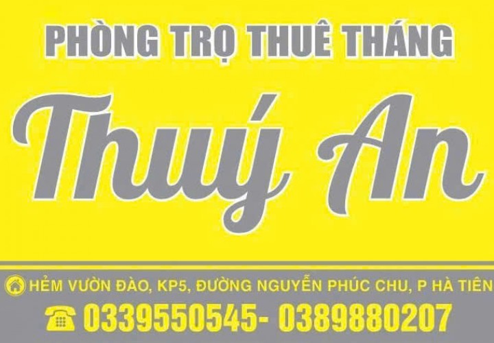 Chính Chủ Bán Dãy Trọ KP5 Hẻm Vườn Đào, Nguyễn Phúc Chu - Bình San, Hà Tiên, An Giang