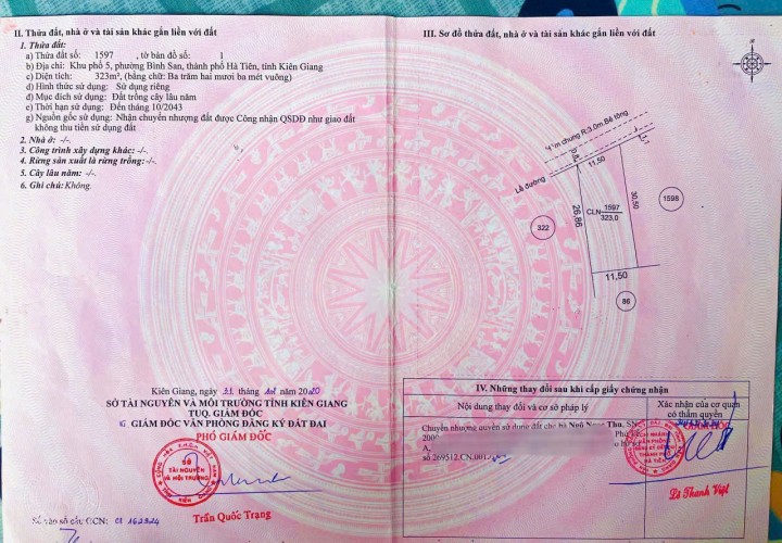 Chính Chủ Bán Dãy Trọ KP5 Hẻm Vườn Đào, Nguyễn Phúc Chu - Bình San, Hà Tiên, An Giang