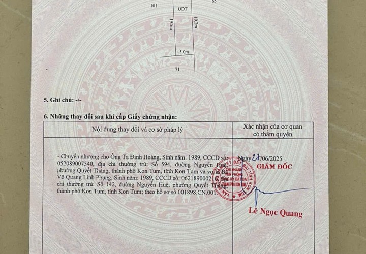 NHÀ ĐẸP – GIÁ TỐT –CẦN BÁN NHÀ MẶT TIỀN TẠI Đường Trần Văn ơn, P.Trường Chinh TP. Kon Tum, Kon Tum