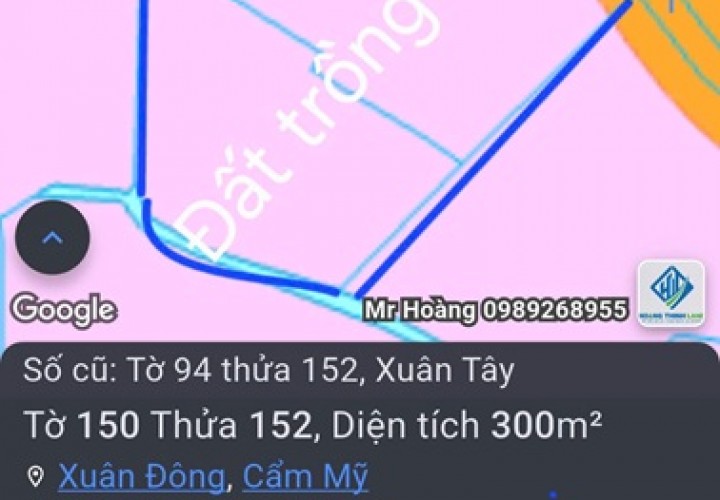 BÁN GẤP 2 Lô Xã Xuân Tây, Huyện Cẩm Mỹ, Đồng Nai - Vị Trí Trung Tâm Ngã 4 Sông Ray