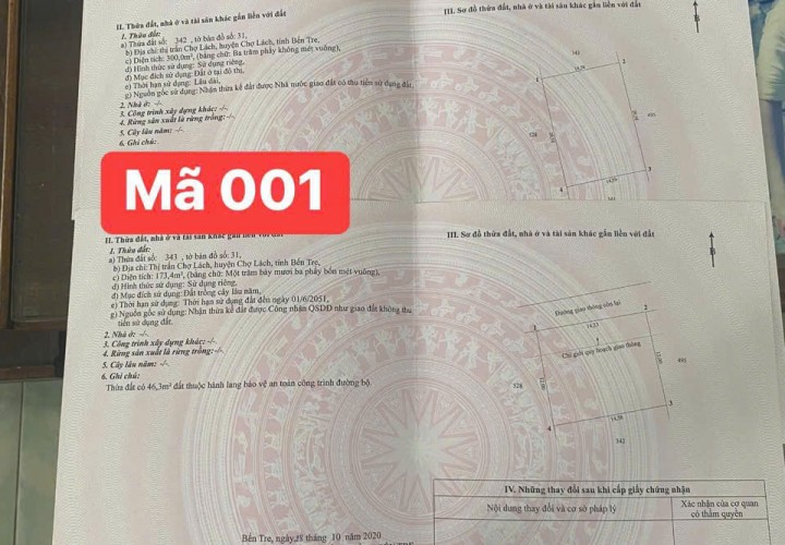 NHÀ Chính Chủ - Giá Tốt - Cần Bán Nhà Tại , Thị trấn Chợ Lách, Huyện Chợ Lách, Bến Tre