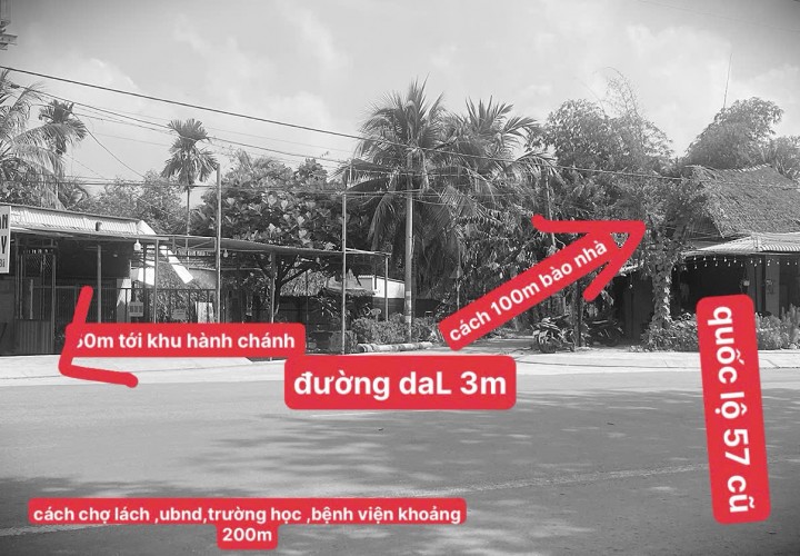 NHÀ Chính Chủ - Giá Tốt - Cần Bán Nhà Tại , Thị trấn Chợ Lách, Huyện Chợ Lách, Bến Tre