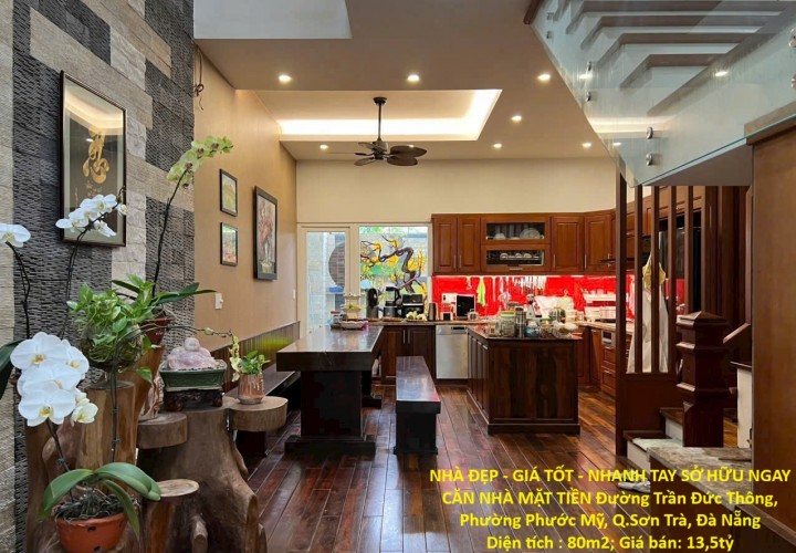 NHÀ ĐẸP - GIÁ TỐT - NHANH TAY SỞ HỮU NGAY CĂN NHÀ MẶT TIỀN Đường Trần Đức Thông, Sơn Trà, Đà Nẵng