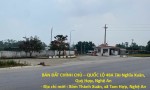 BÁN ĐẤT CHÍNH CHỦ – QUỐC LỘ 48A TẠI Nghĩa Xuân, Quỳ Hợp, Nghệ An