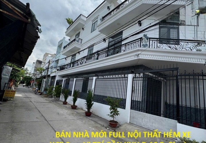 BÁN NHÀ MỚI FULL NỘI THẤT HẺM XE HƠI 8m - Vị TRÍ GẦN KHU Đ,18 B, Phường Bình Hưng Hoà A, Bình Tân