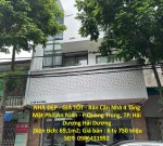 NHÀ ĐẸP - GIÁ TỐT - Bán Căn Nhà 4 Tầng Mặt Phố An Ninh - P.Quang Trung, TP. Hải Dương Hải Dương