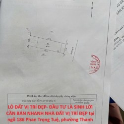 LÔ ĐẤT VỊ TRÍ ĐẸP- ĐẦU TƯ LÀ SINH LỜI CẦN BÁN NHANH NHÀ ĐẤT VỊ TRÍ ĐẸP tại phường Thanh Liệt, huyện Thanh Trì, Tp Hà Nội