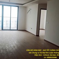 CĂN HỘ VIEW ĐẸP - GIÁ TỐT CHÍNH CHỦ CẦN BÁN NHANH căn chung cư X2 Đại Kim quận Hoàng Mai, Tp Hà Nội