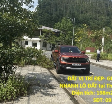 ĐẤT VỊ TRÍ ĐẸP- GIÁ ĐẦU TƯ CẦN BÁN NHANH LÔ ĐẤT tại Thị Trấn Yên Lập, Phú Thọ