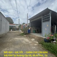 ĐẤT ĐẸP – GIÁ TỐT  – CHÍNH CHỦ CẦN BÁN Đất HXH Tại Đường Cây Gõ, Xã An Phú,  Củ Chi